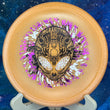 Load image into Gallery viewer, Infinite Discs - Glyph - Metal Flake Glow C-Blend - Neon Alien Head - Special Edition 3-Foil Stamp