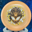 Load image into Gallery viewer, Infinite Discs - Glyph - Metal Flake Glow C-Blend - Neon Alien Head - Special Edition 3-Foil Stamp