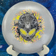 Load image into Gallery viewer, Infinite Discs - Kon Tiki - Metal Flake C-Blend - Neon Alien Head - Special Edition 3-Foil Stamp