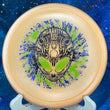 Load image into Gallery viewer, Infinite Discs - Glyph - Metal Flake Glow C-Blend - Neon Alien Head - Special Edition 3-Foil Stamp