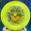 Load image into Gallery viewer, Infinite Discs - Glyph - Metal Flake Glow C-Blend - Neon Alien Head - Special Edition 3-Foil Stamp