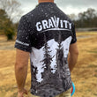 Load image into Gallery viewer, Gravity Performance Polo - Black/White Deep Space - Throwing Astro