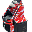Load image into Gallery viewer, Icon Disc Golf Bag - Crimson Red - Holds 30+ Disc