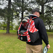 Load image into Gallery viewer, Icon Disc Golf Bag - Crimson Red - Holds 30+ Disc