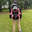 Load image into Gallery viewer, Icon Disc Golf Bag - Crimson Red - Holds 30+ Disc