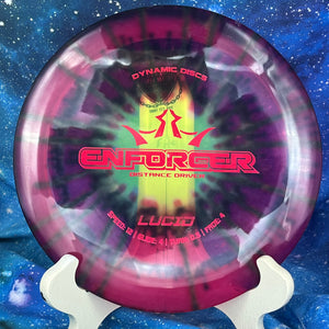 Pre-Owned - Dynamic Discs - Enforcer (Fluid, Ricky Wysocki 2x Lucid Chameleon, DyeMax)