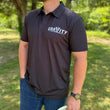 Load image into Gallery viewer, Gravity Performance Polo - Black - Gravity Logo
