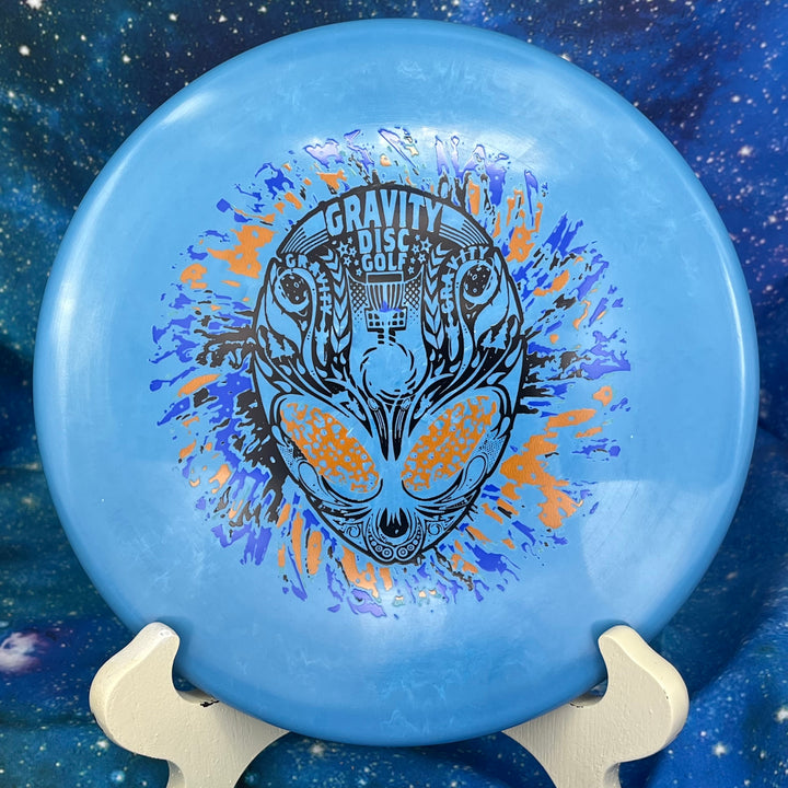 Infinite Discs Infinite Discs - Cohort - I-Blend - Neon Alien Head - Special Edition 3-Foil Stamp disc golf disc photo Color/Weight/Stamp - Gravity Disc Golf