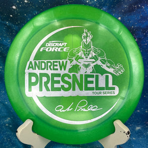 Pre-Owned - Discraft - Force (Presnell Z Line Metallic, ESP Swirl, 5x Claw Paul McBeth, Special Edition Ultraviolet)