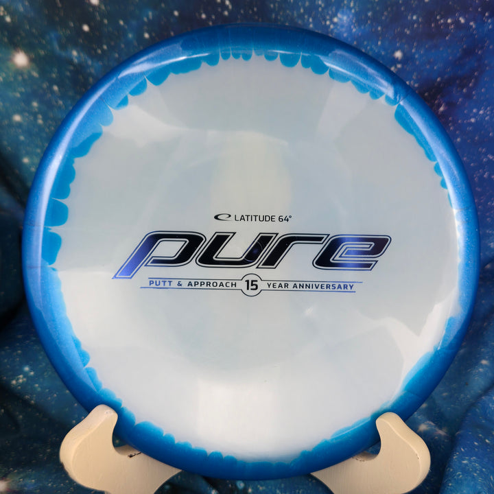 Latitude 64 Latitude 64 - Pure - Opto Ice Orbit Glimmer - 15 Year Anniversary disc golf disc photo Color/Weight/Stamp - Gravity Disc Golf
