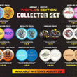 Load image into Gallery viewer, 2026 Innova x Discraft Worlds Edition Collector Set Box Disc Lineup and Packaging.
