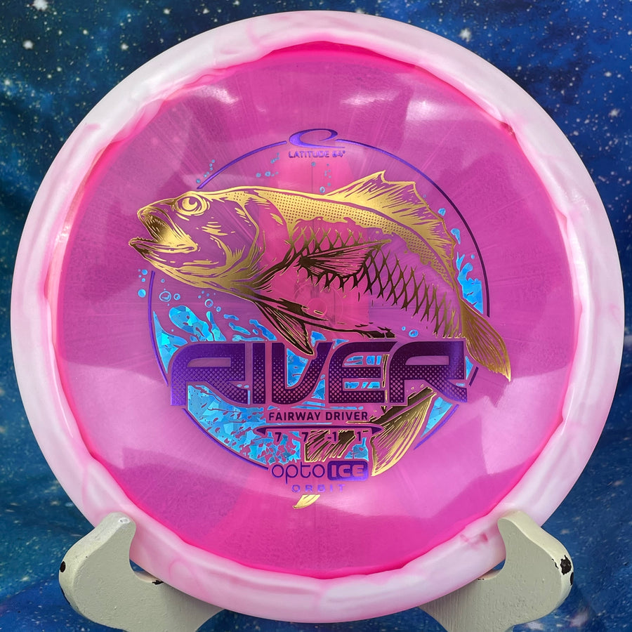 Latitude 64 - River - Opto Ice Orbit - Tri-Foil Fish Stamp