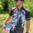 Load image into Gallery viewer, Gravity Performance Jersey - Landscape Black/White - Throwing Astro

