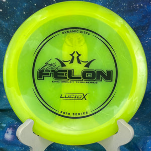 Pre-Owned - Dynamic Discs - Felon (DyeMax, Moonshine, Lucid-X Glimmer, Ricky 2x Raptor Eye Fuzion Orbit)