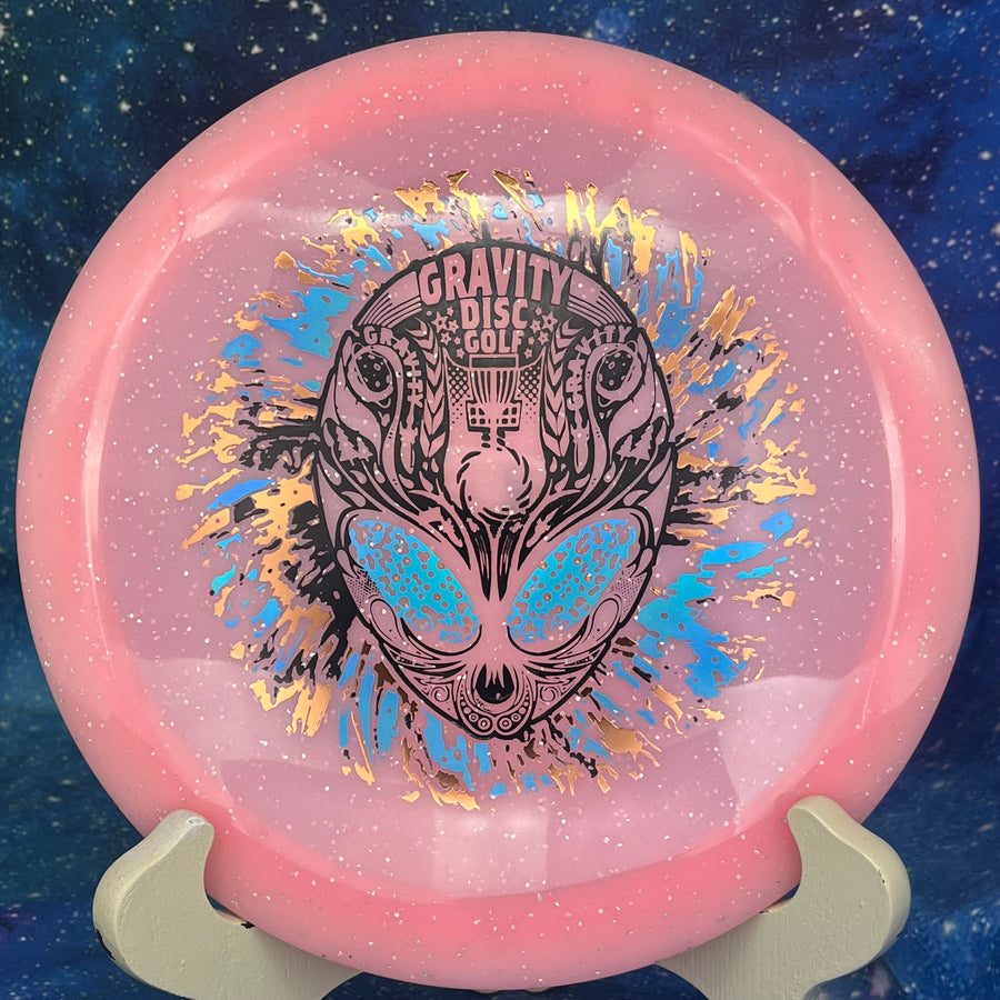Infinite Discs - Sphinx - Metal Flake Glow C-Blend - Neon Alien Head - Special Edition 3-Foil Stamp