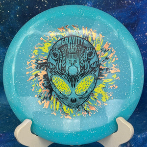 Infinite Discs - Sphinx - Metal Flake Glow C-Blend - Neon Alien Head - Special Edition 3-Foil Stamp