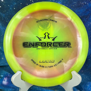 Pre-Owned - Dynamic Discs - Enforcer (Fluid, Ricky Wysocki 2x Lucid Chameleon, DyeMax)