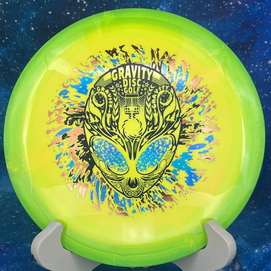 Infinite Discs -  Aztec - Halo S-Blend - Neon Alien Head - Special Edition 3-Foil Stamp