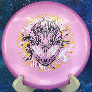 Wild Discs - Sea Otter - Lava - Neon Alien Head - Special Edition 3-Foil Stamp