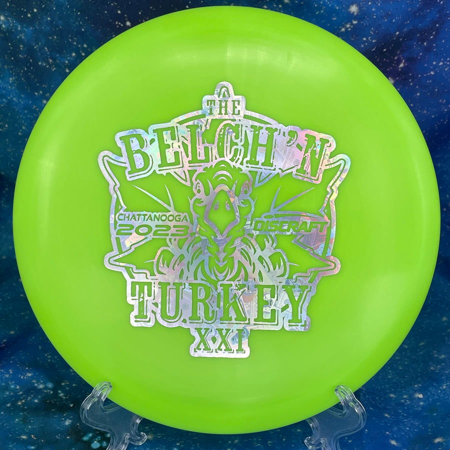 Discraft - Buzzz - ESP Color Glo - Belch'n Turkey Stamp