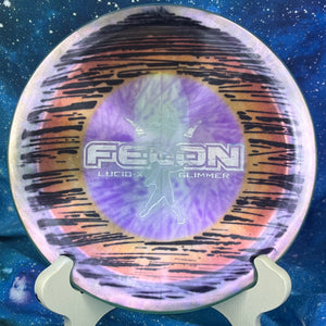 Pre-Owned - Dynamic Discs - Felon (DyeMax, Moonshine, Lucid-X Glimmer, Ricky 2x Raptor Eye Fuzion Orbit)