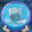Load image into Gallery viewer, Burple disc with Blue Horizon Glow rim, Discmania DD2 C-Line, Silver Holo Stamp - 174g
