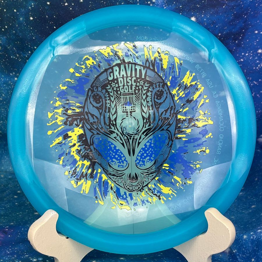 Infinite Discs - Centurion - Gummy C-Blend - Neon Alien Head - Special Edition 3-Foil Stamp