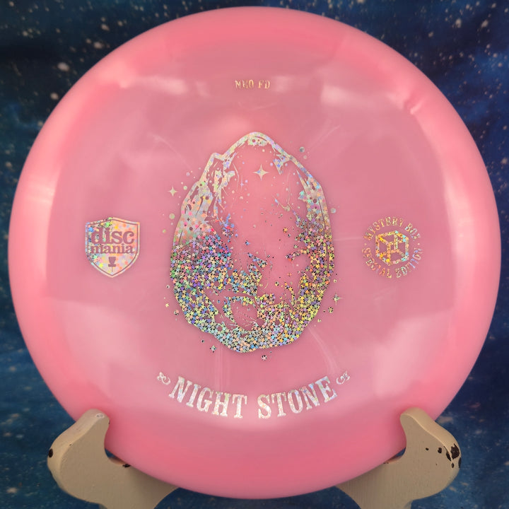 Special Edition Pink Stars stamp straight flighting disc golf disc
