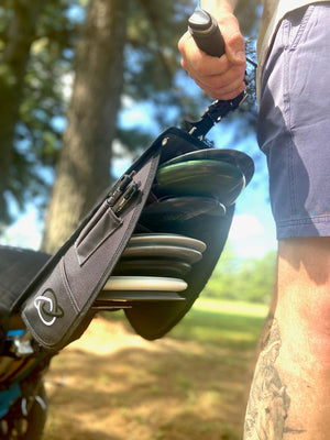 Discology Putter Pouch - 8 Disc Capacity - Disc Golf Cart Putter Pouch - Velcro Patch for Customization