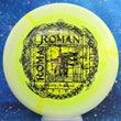 Load image into Gallery viewer, Infinite Conqueror Yellow/White Roman Misprint Stamp Swirly S-Blend - 9.5/10 - 173g - Uninked
