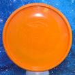 Load image into Gallery viewer, Top-down view of a pre-owned orange Dynamic Kastaplast Berg approach putter disc golf disc in OG PFN K2 Line plastic scaled at 175g in 8 out of 10 uninked condition.
