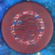 Load image into Gallery viewer, Top-down view of a pre-owned limited edition 29 of 200 Ricky Wysocki 2x World Champion Westside Harp in BT Hard Burst red and blue plastic scaled at 175g in 9.5 out of 10 uninked condition.
