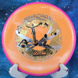 Load image into Gallery viewer, Pre-owned Axiom Hex Matt Dollar signature series in orange Neutron plastic with a pink rim.
