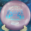 Load image into Gallery viewer, Pre-owned Innova Destroyer in purple "Penned" Shimmer Star plastic. This 2017 Mountain Cove Classic event-stamped variant is rated 10/10 condition, uninked, and scaled at 174g. A rare, high-performance distance driver for collectors.
