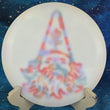 Load image into Gallery viewer, Pre-owned Innova Destroyer in white "Penned" Star plastic with a custom Gnome-themed dye. Rated 9.5/10 for condition, uninked, and scaled at 174g. A unique, highly collectible distance driver with a bottom stamp.
