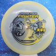 Load image into Gallery viewer, Top-down view of a pre-owned white Innova Roc 2026 Worlds edition midrange disc golf disc in Proto Glow Champion plastic scaled at 180g in brand new 10 out of 10 uninked condition.
