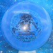 Load image into Gallery viewer, Top-down view of a pre-owned blue Prodigy M4 Matt Hammersten signature midrange disc golf disc in 400 Spectrum plastic scaled at 180g in 8 out of 10 uninked condition.
