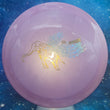 Load image into Gallery viewer, Top-down view of a pre-owned pink Prodigy Shadowfax understable fairway driver disc golf disc in 500 plastic scaled at 173g in 9 out of 10 inked condition.
