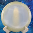 Load image into Gallery viewer, Top-down view of a pre-owned blank Streamline Discs Lift understable fairway driver disc golf disc in Glow Total Eclipse plastic scaled at 174g in 9.5 out of 10 uninked condition.
