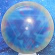 Load image into Gallery viewer, Top-down view of a pre-owned Streamline Discs Lift understable fairway driver disc golf disc in Glow Total Eclipse plastic featuring a custom Gravity stamp scaled at 175g in 9.5 out of 10 uninked condition.
