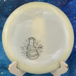 Load image into Gallery viewer, Top-down view of a pre-owned Streamline Discs Lift Lab Second understable fairway driver disc golf disc in Glow Total Eclipse plastic scaled at 175g in 9.5 out of 10 uninked condition.
