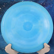 Load image into Gallery viewer, Pre-owned Innova Wraith in blue swirled Star plastic. This Ken Climo signature series disc features a wiped stamp, is "penned" at 164g, and is rated 7/10 for condition. Inked on the back for player identification.
