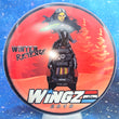 Load image into Gallery viewer, Top-down view of a pre-owned 2018 Wingz RR Winter Revenge tournament stamped Dynamic Discs Criminal fairway driver disc golf disc in Fuzion DyeMax plastic scaled at 174g in 10 out of 10 uninked condition.
