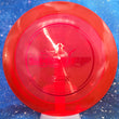 Load image into Gallery viewer, Top-down view of a pre-owned red 2020 Paige Shue Team Series Dynamic Discs Sheriff distance driver disc golf disc in Lucid-X plastic scaled at 173g in 10 out of 10 uninked condition.

