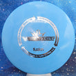 Load image into Gallery viewer, Top-down view of a pre-owned blue Dynamic Discs Verdict midrange disc golf disc in BioFuzion plastic scaled at 178g in 10 out of 10 uninked condition.
