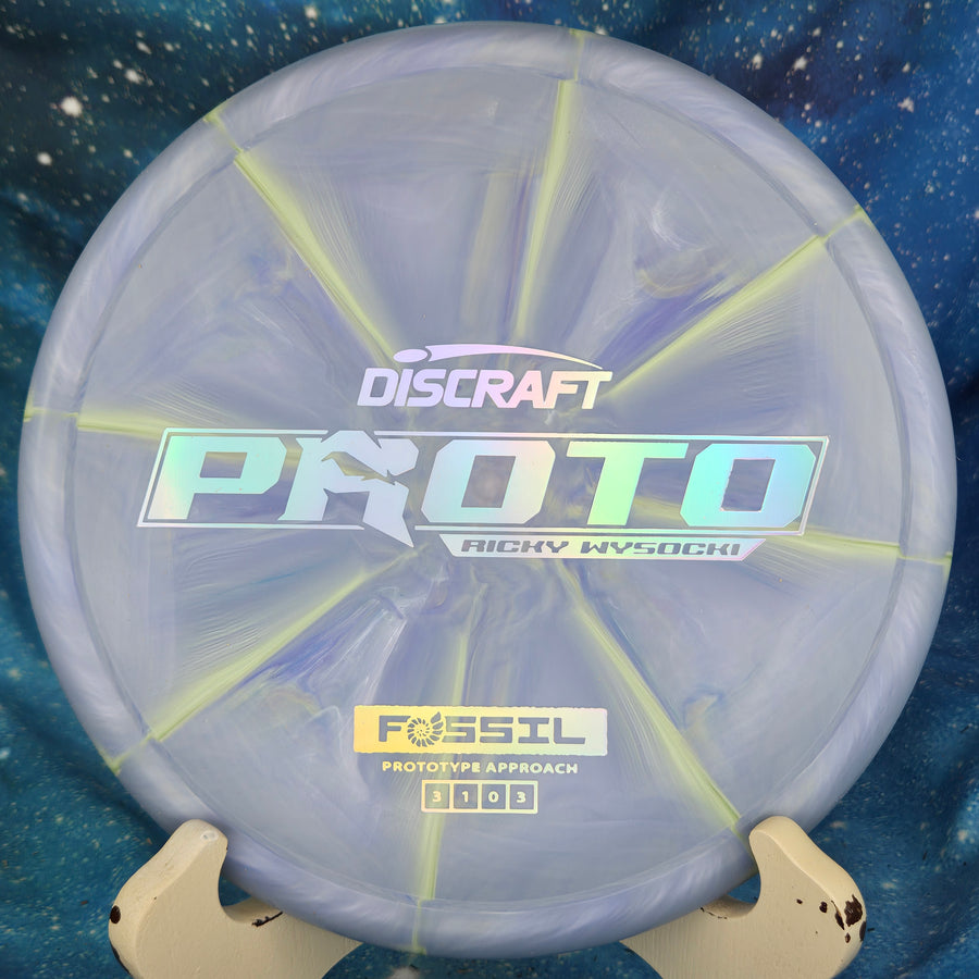 Purple Lime Disc Golf Proto Ricky Wysocki 