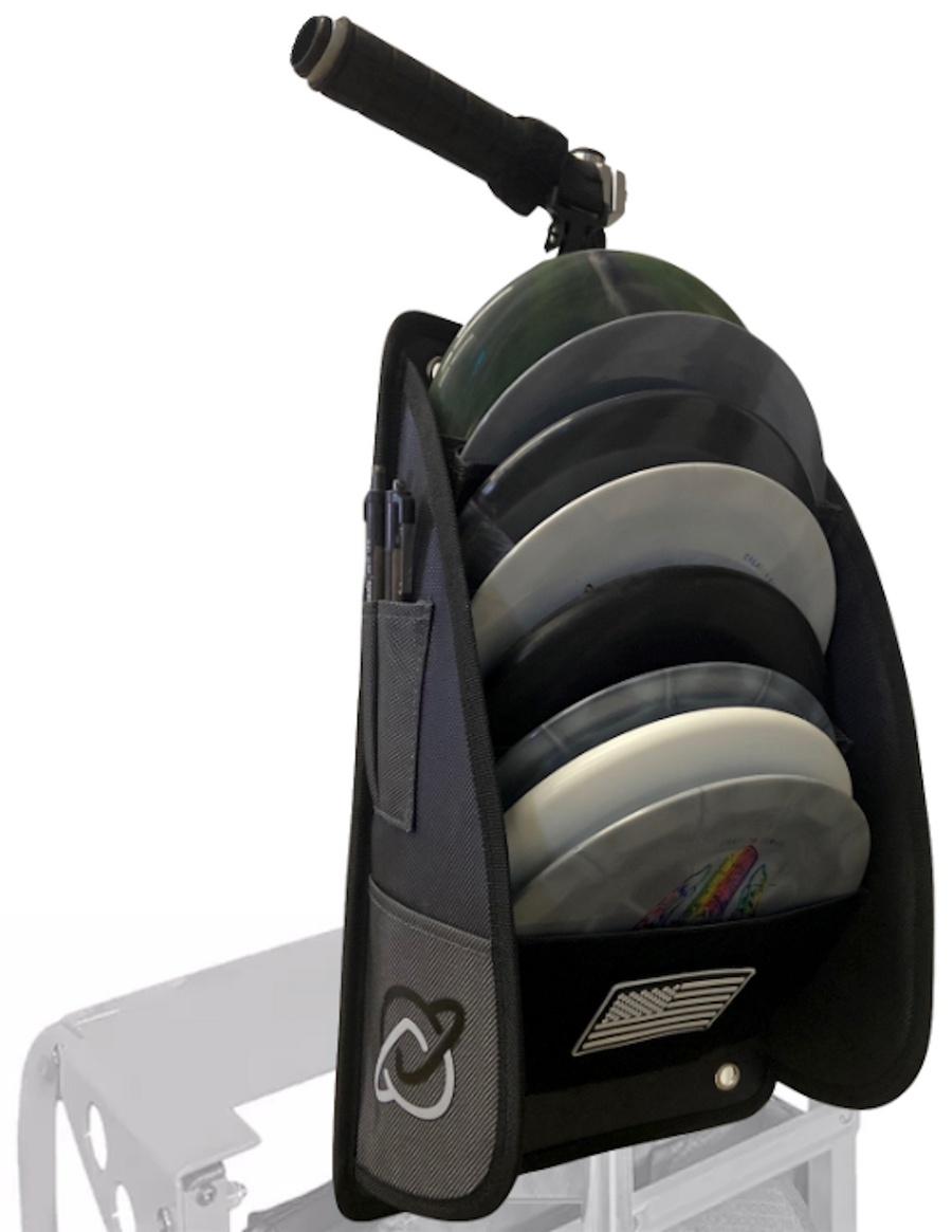 Discology Putter Pouch - 8 Disc Capacity - Disc Golf Cart Putter Pouch - Velcro Patch for Customization