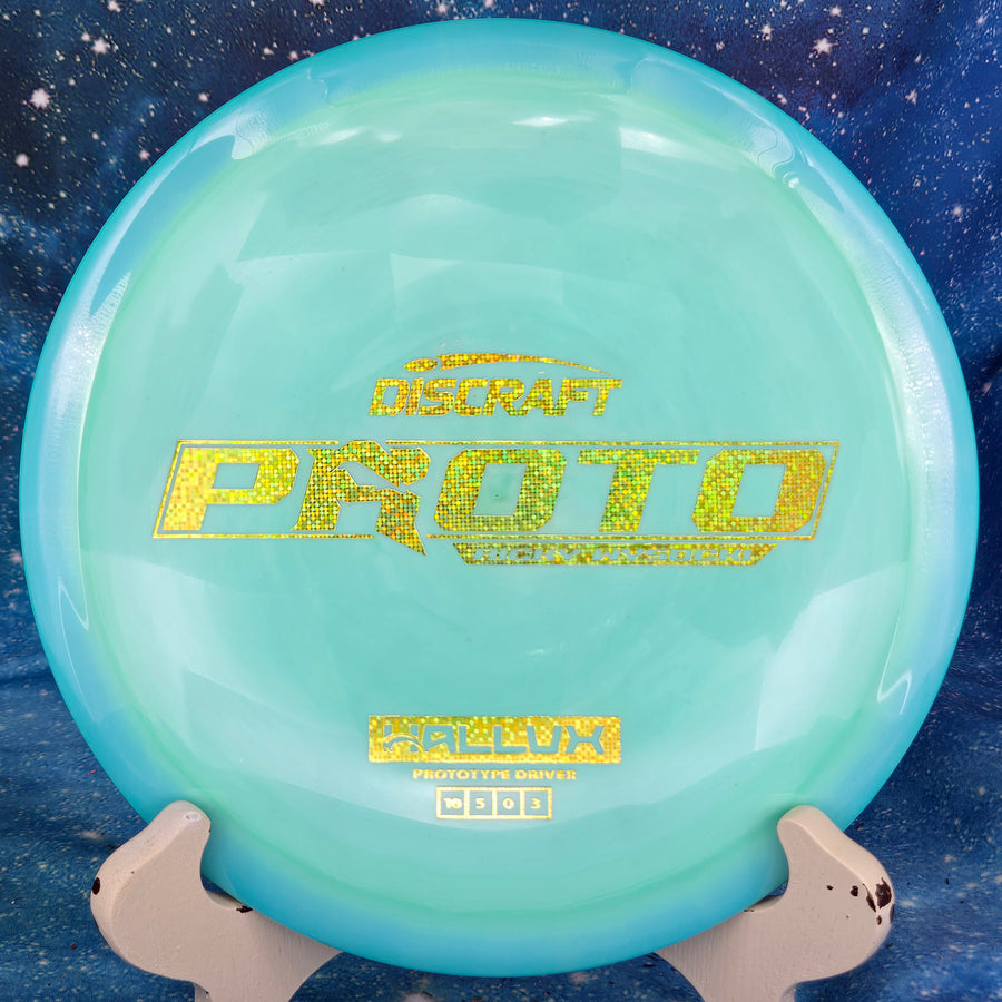 Fossil | Prototype Putter Blend | Blue/Gold Sparkle 174g (Ricky Wysock Fossil | Prototype Putter Blend | Blue/Gold Sparkle 174g (Ricky Wysock