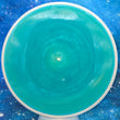 Load image into Gallery viewer, New Blank Axiom Discs Hex - White Rim with Teal Swirl Core - Premium Neutron Plastic - 177g.
