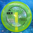 Load image into Gallery viewer, Axiom Hex Proton - Project Lab Coat - Blue Swirl Rim and Neon Yellow Core - 176g
